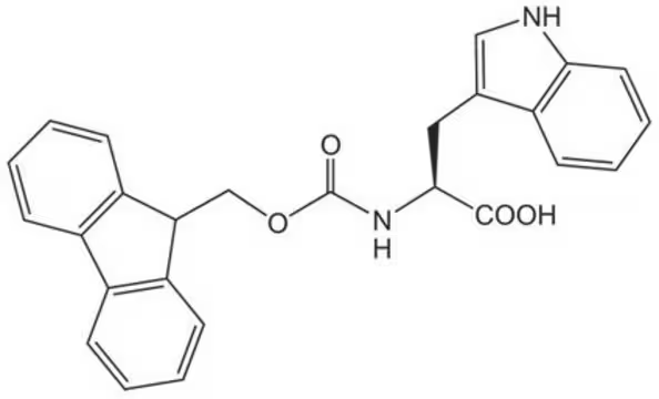 Fmoc-Trp-OH structure, CAS 35737-15-6