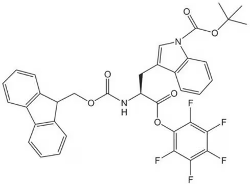 Fmoc-Trp-OPfp structure, CAS 86069-87-6