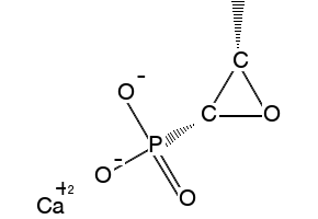 Fosfomycin calcium salt structure, CAS 26016-98-8