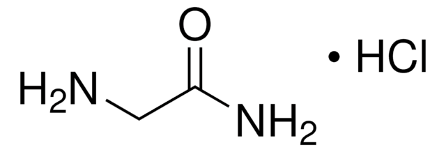Glycinamide hydrochloride structure, CAS 1668-10-6
