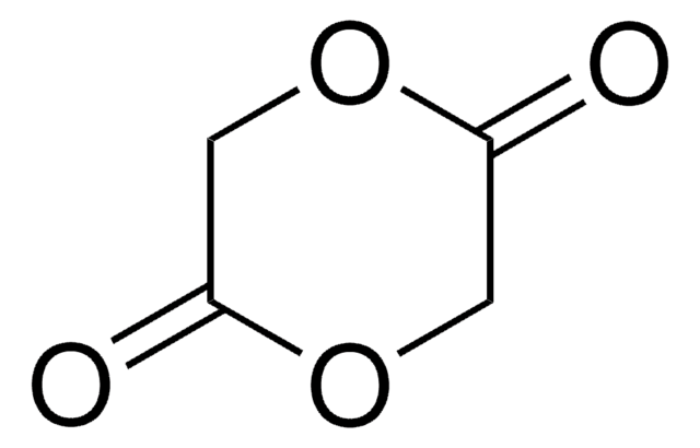 Glycolide structure, CAS 502-97-6