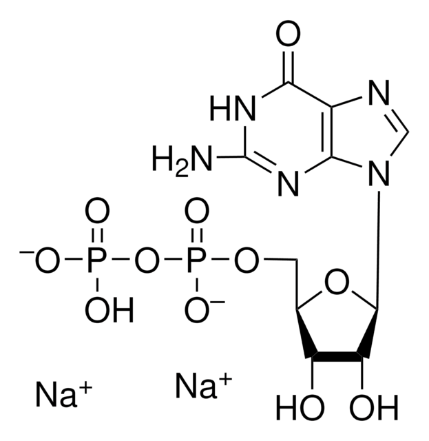 Guanosine 5'-diphosphate structure, CAS 146-91-8