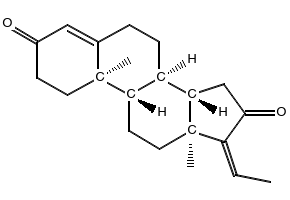 Gugulsterone structure, CAS 95975-55-6