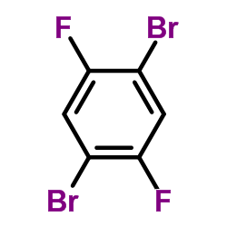 1,4-Dibromo-2,5-difluorobenzene structure, CAS 327-51-5