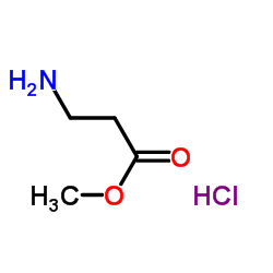 H-beta-Ala-OMe hydrochloride structure, CAS 3196-73-4