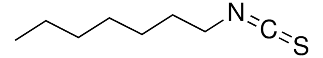 Heptyl isothiocyanate structure, CAS 4426-83-9