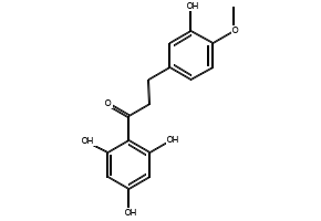 Hesperetin dihydrochalcone structure, CAS 35400-60-3