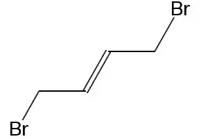 1,4-Dibromobut-2-ene structure, CAS 6974-12-5
