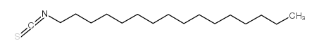 Hexadecyl isothiocyanate structure, CAS 4426-87-3