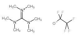 Hexamethylguanidinium pentafluoroethanolate structure, CAS 479024-70-9