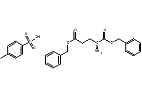 H-Glu(OBzl)-OBzl 4-tosylate structure, CAS 2791-84-6
