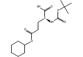 H-Glu(OcHex)-OH structure, CAS 112471-82-6