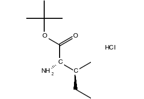 H-Ile-OtBu hydrochloride structure, CAS 69320-89-4