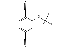 1,4-Dicyano-2-(trifluoromethoxy)benzene structure, CAS 175278-16-7