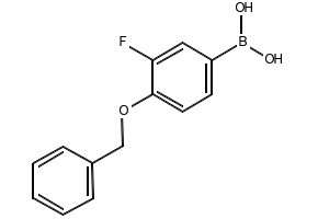 (3-Fluoro-4-benzyloxyphenyl)boronic acid structure, CAS 133057-83-7