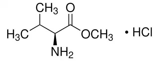 H-Val-OMe hydrochloride structure, CAS 6306-52-1