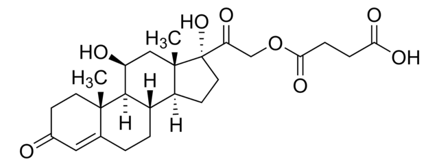Hydrocortisone succinate structure, CAS 2203-97-6