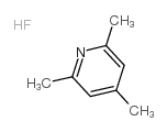 Hydrogen fluoridecollidine structure, CAS 45725-47-1