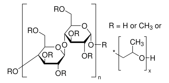 Hydroxypropyl Methyl Cellulose structure, CAS 9004-65-3