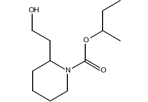 Picaridin structure, CAS 119515-38-7