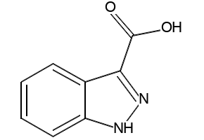 Indazole-3-carboxylic acid structure, CAS 4498-67-3