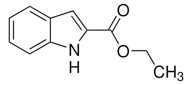 Indole-2-carboxylic acid ethyl ester structure, CAS 3770-50-1