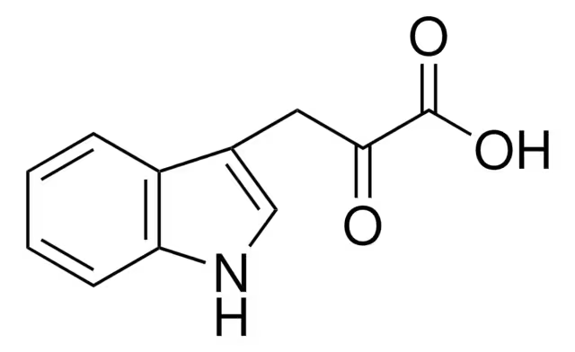 Indole-3-pyruvic acid structure, CAS 392-12-1
