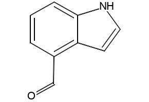 Indole-4-carboxaldehyde structure, CAS 1074-86-8