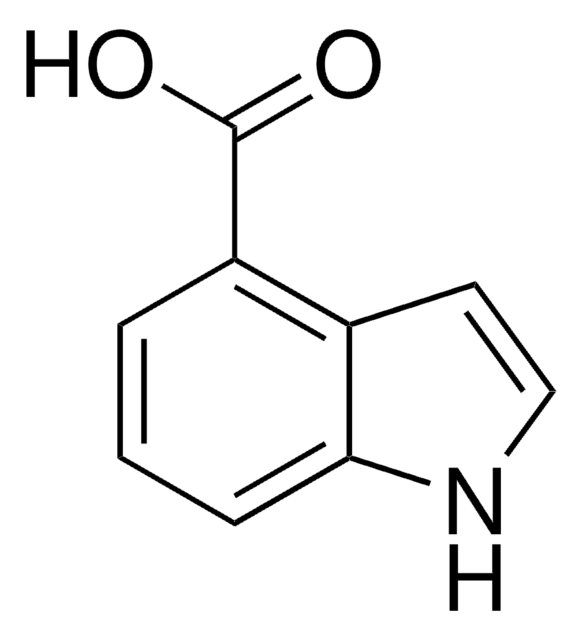 Indole-4-carboxylic acid structure, CAS 2124-55-2
