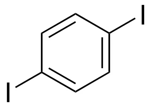 1,4-Diiodobenzene structure, CAS 624-38-4