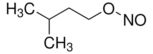 Isoamyl nitrite structure, CAS 110-46-3