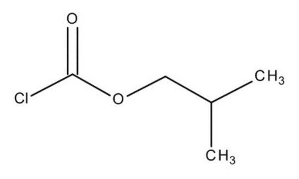 Isobutyl chloroformate structure, CAS 543-27-1
