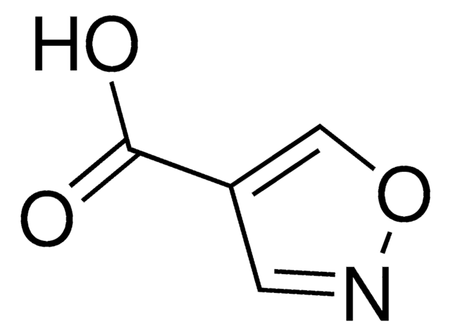 Isooxazole-4-carboxylic acid structure, CAS 6436-62-0