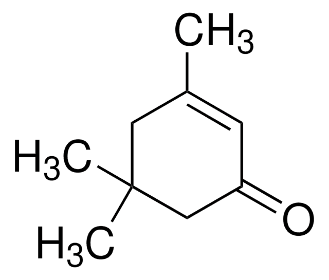 Isophorone structure, CAS 78-59-1