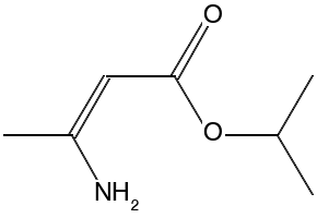 Isopropyl 3-aminocrotonate structure, CAS 14205-46-0