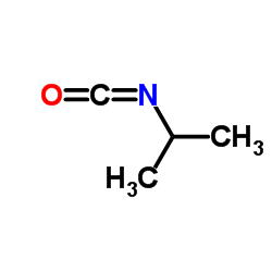 Isopropyl isocyanate structure, CAS 1795-48-8