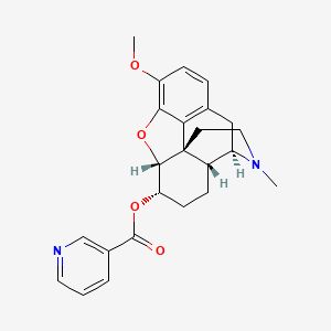 Nicodicodine structure, CAS 808-24-2