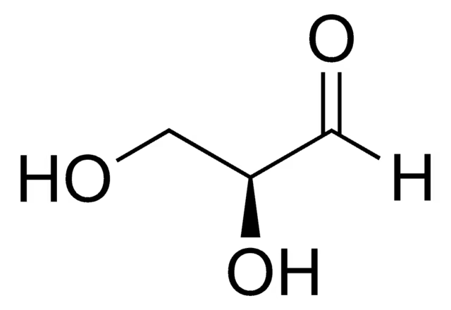 L-(-)-Glyceraldehyde structure, CAS 497-09-6