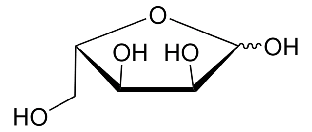 L-(+)-Ribose structure, CAS 24259-59-4