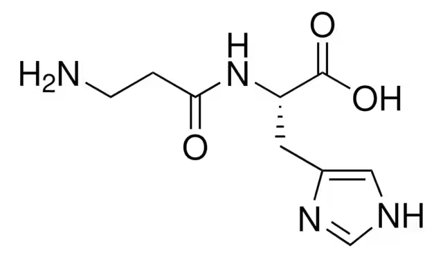 L-Carnosine structure, CAS 305-84-0