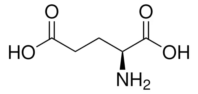 L-Glutamic acid structure, CAS 56-86-0