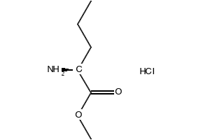 L-Norvaline methyl ester hydrochloride structure, CAS 56558-30-6