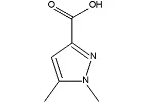 1,5-Dimethyl-1H-pyrazole-3-carboxylicacid structure, CAS 5744-59-2