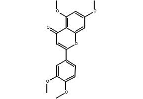 Luteolin tetramethyl ether structure, CAS 855-97-0