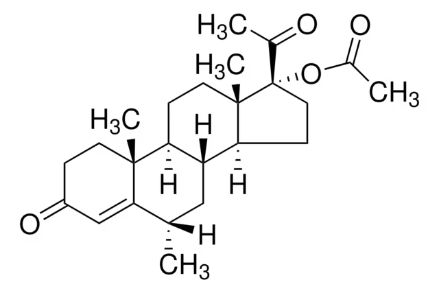 Medroxyprogesterone acetate structure, CAS 71-58-9