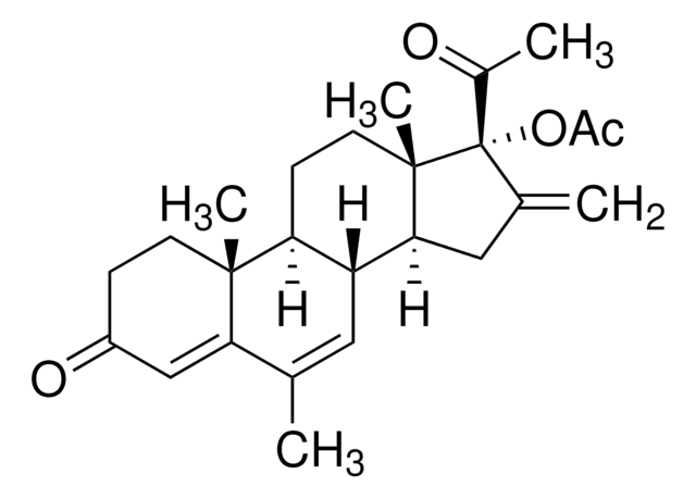 Melengestrol acetate structure, CAS 2919-66-6