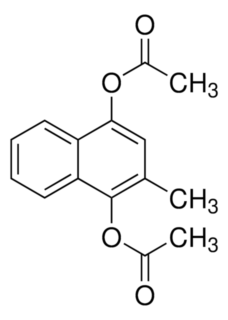 Menadiol diacetate structure, CAS 573-20-6