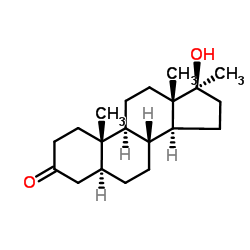 Mestanolone structure, CAS 521-11-9