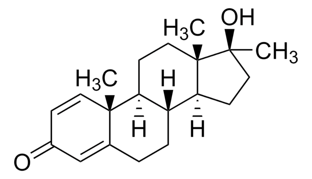 Methandienone structure, CAS 72-63-9