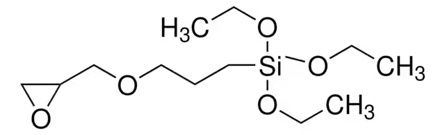 (3-Glycidyloxypropyl)triethoxysilane structure, CAS 2602-34-8